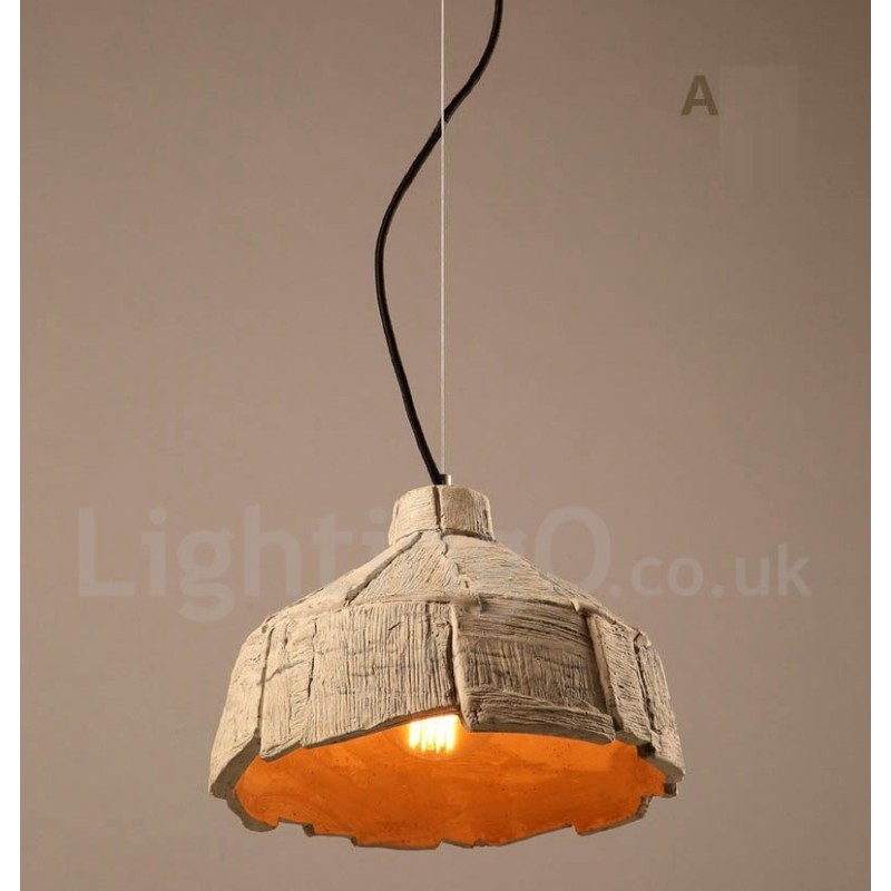 Vintage Beton Pendelleuchte