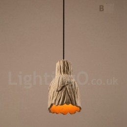 Vintage Beton Pendelleuchte