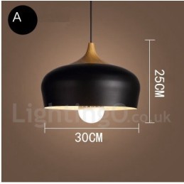 Moderne zeitgenössische Pendelleuchte mit 1 Licht