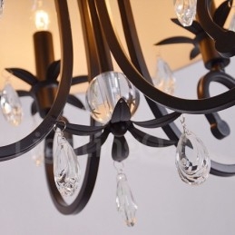 Rustikale Lodge-Pendelleuchte aus Metall in Trommelform