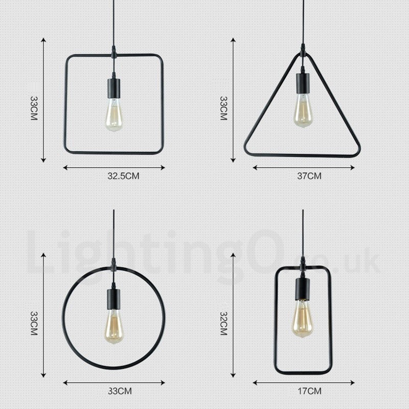 Moderne zeitgenössische Pendelleuchte aus Metall mit 1 Licht
