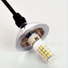 Für 3-flammige schwarze Pendelleuchte mit Glasschirm