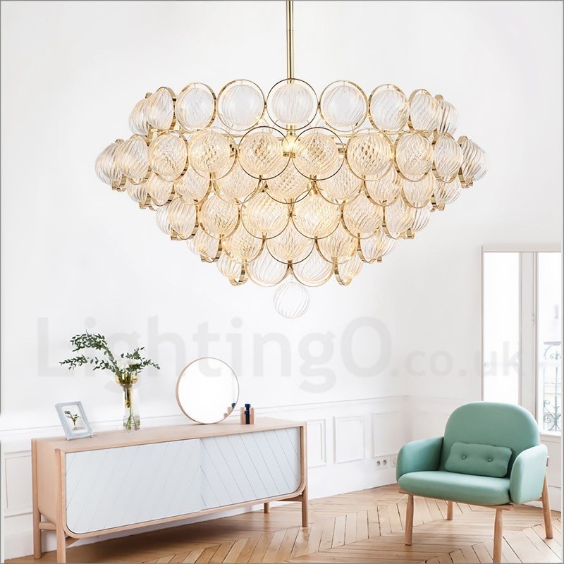 Luxuriöse, moderne, zeitgenössische Pendelleuchte mit 1 Licht