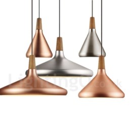 Moderne zeitgenössische Pendelleuchte aus Metall mit 1 Licht
