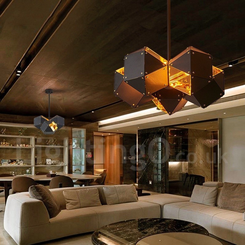 Moderne Pendelleuchte mit 5 Lichtern