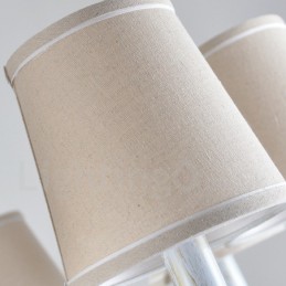 Rustikale Lodge Vintage-Pendelleuchte mit 8 Lichtern