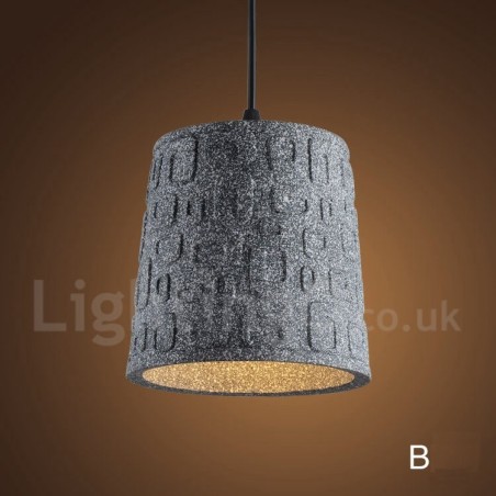 Retro Vintage Beton 1 Licht Pendelleuchte Retro Vintage Beton 1 Licht Pendelleuchte