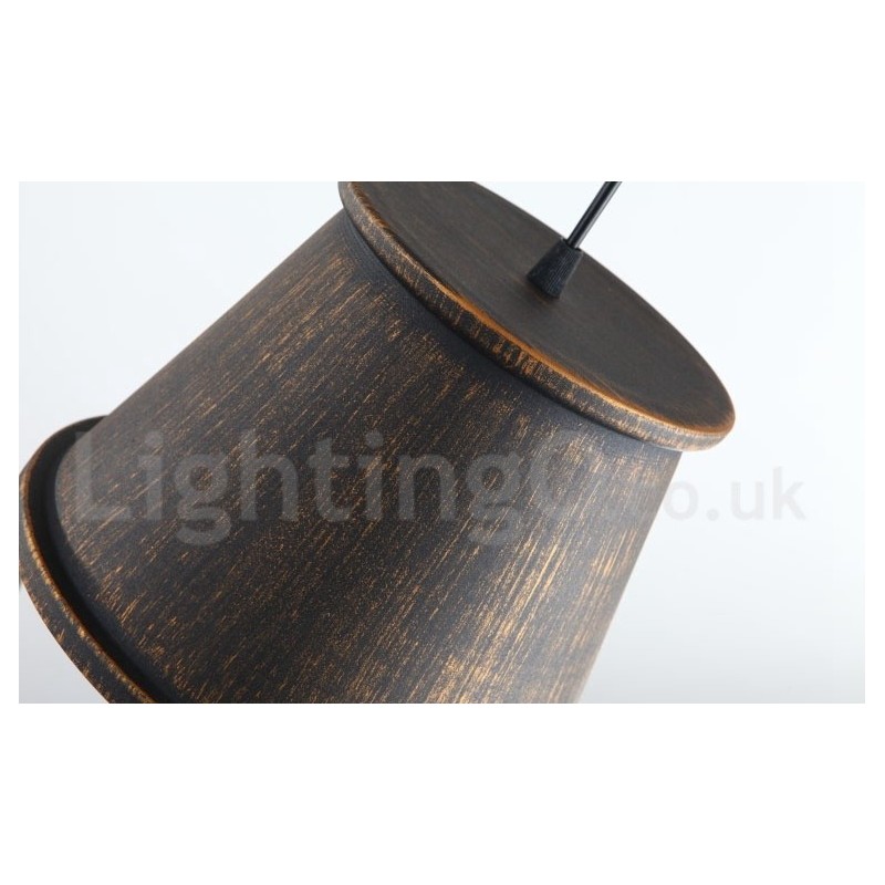 Retro Vintage 1 Licht Metall Pendelleuchte