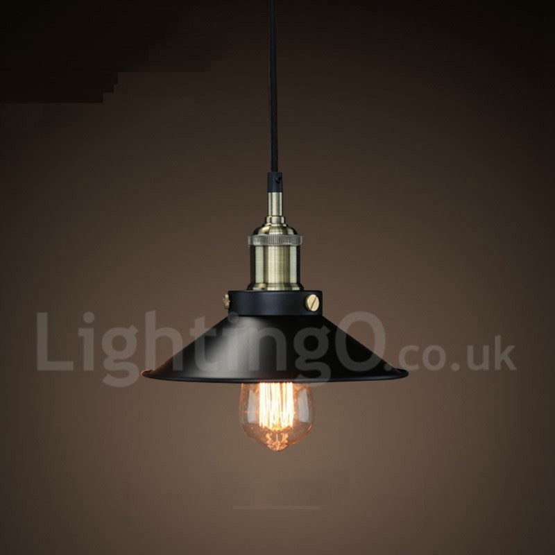 Retro Vintage Metall 1 Licht Pendelleuchte