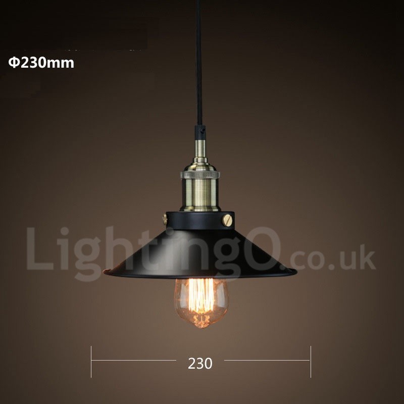 Retro Vintage Metall 1 Licht Pendelleuchte