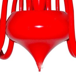 Moderne Kronleuchter Licht 18 Lichter G4 Rote Malerei
