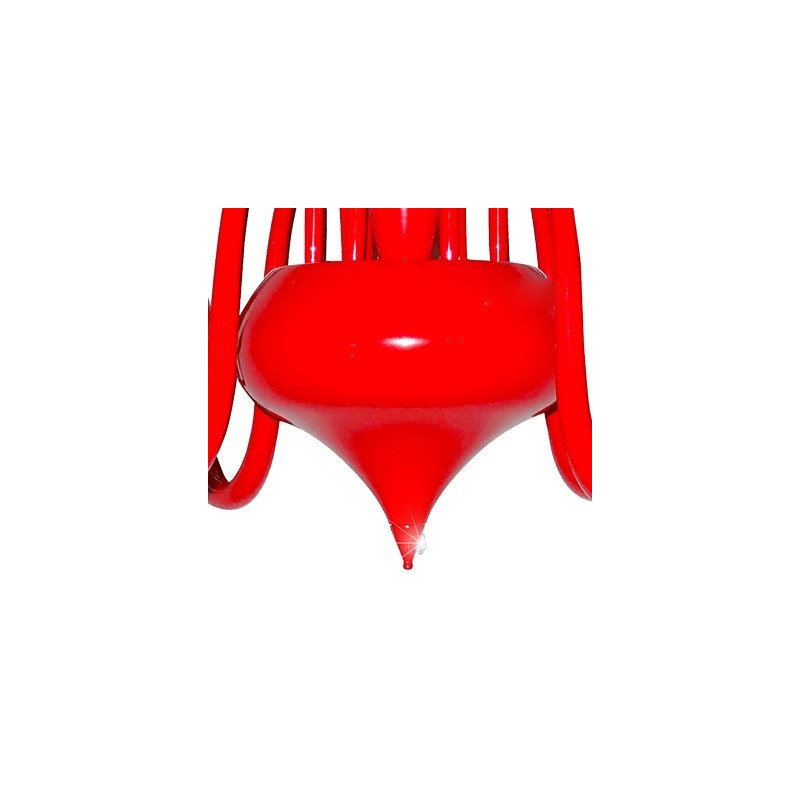 Moderne Kronleuchter Licht 18 Lichter G4 Rote Malerei