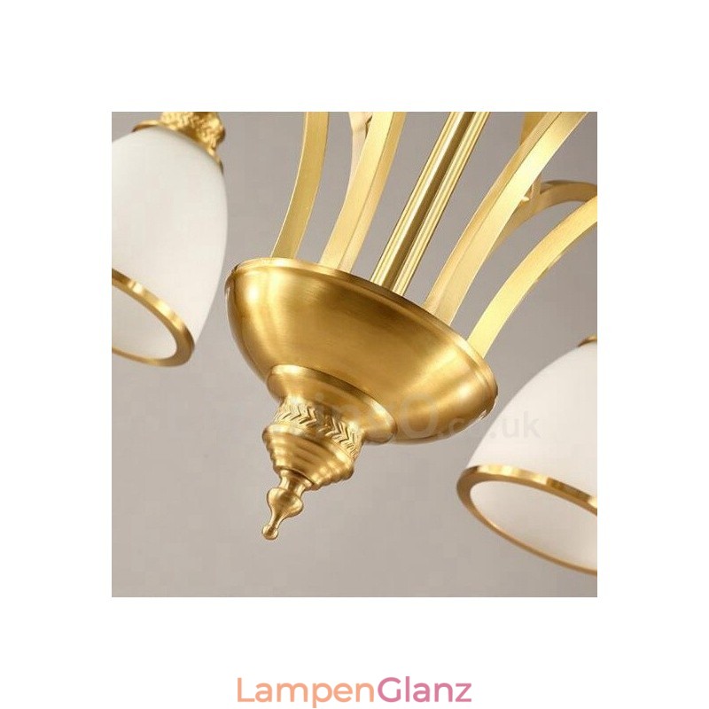 3-flammiger Rustic Lodge Kronleuchter aus integriertem Metall und Kupfer