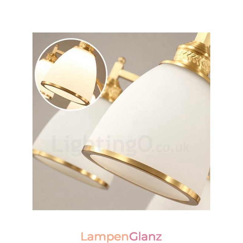 5-flammiger Rustic Lodge Kronleuchter aus integriertem Metall und Kupfer