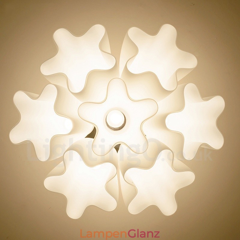 Rustikaler integrierter Kronleuchter mit 7 Lichtern im Lodge-Stil