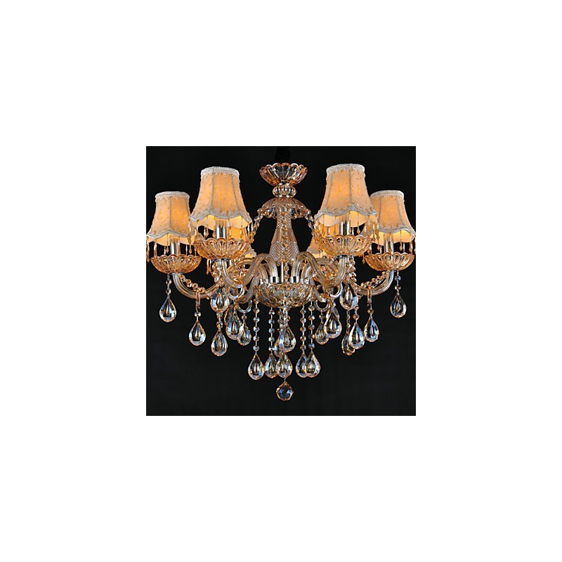 Kronleuchter Kristall Traditionell Klassisch Glas 6 Licht