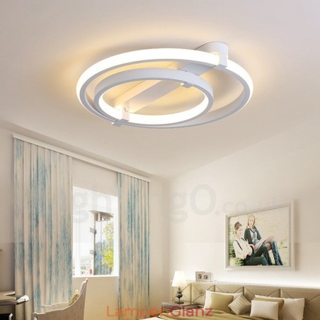 2 Ringe Moderner zeitgenössischer Kronleuchter