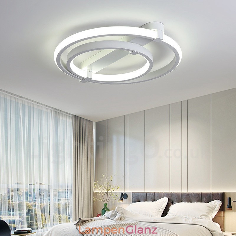 2 Ringe Moderner zeitgenössischer Kronleuchter