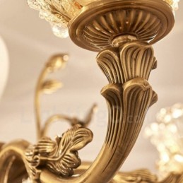 15-flammiger traditioneller klassischer integrierter Metall-Kronleuchter