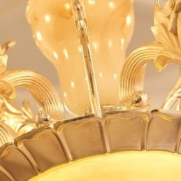 15-flammiger traditioneller klassischer integrierter Metall-Kronleuchter