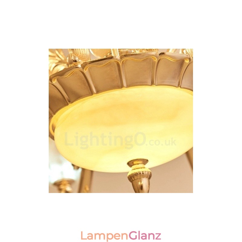 15-flammiger traditioneller klassischer integrierter Metall-Kronleuchter