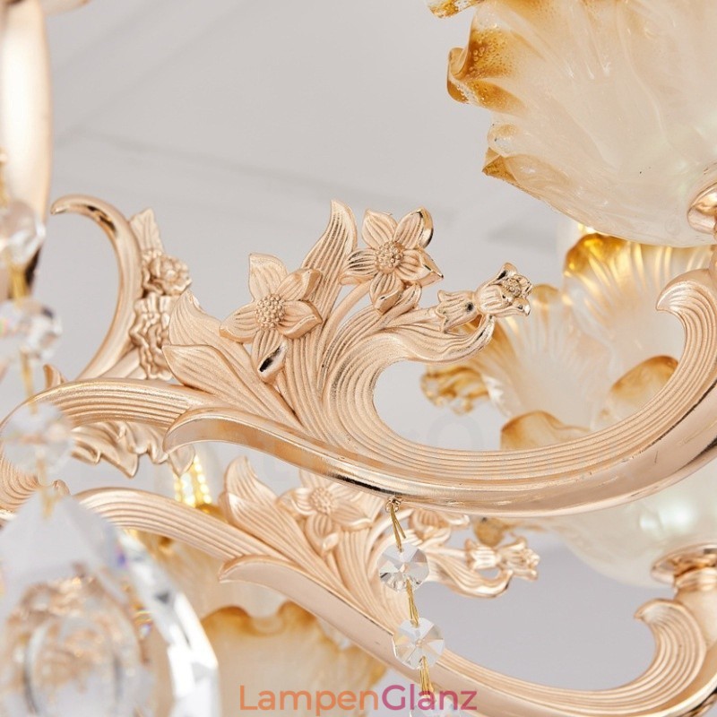 15-flammiger traditioneller klassischer integrierter Metall-Kronleuchter