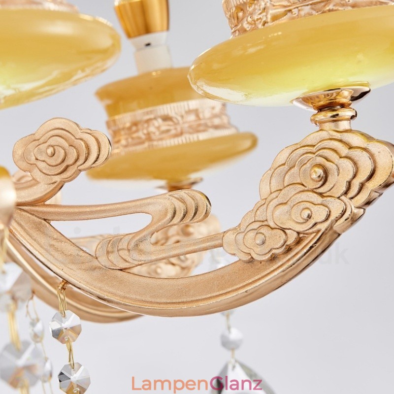 15-flammiger traditioneller klassischer integrierter Metall-Kronleuchter