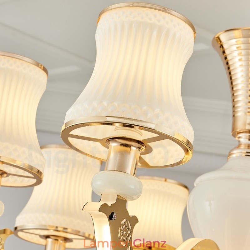 15-flammiger traditioneller klassischer integrierter Metall-Kronleuchter