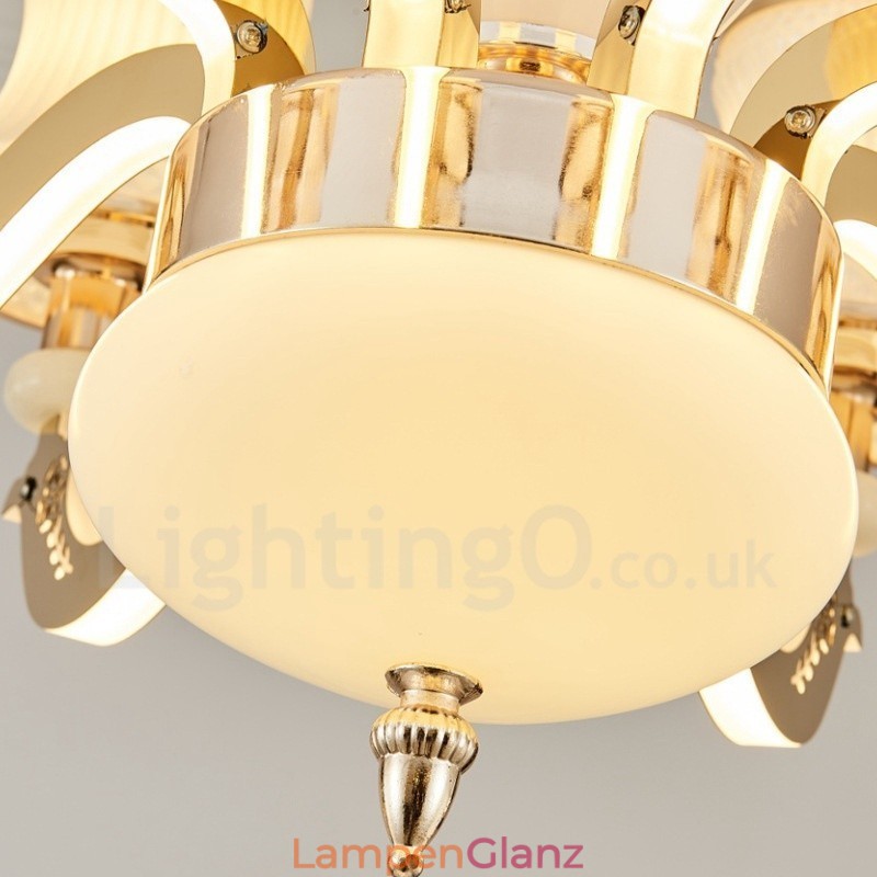 15-flammiger traditioneller klassischer integrierter Metall-Kronleuchter