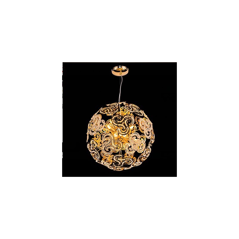 Einfache moderne Kronleuchter Kristallkugel Globe Pendelleuchte