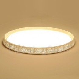 Moderne, zeitgenössische, integrierte Deckenleuchte aus Metall