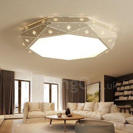 Moderne, zeitgenössische, integrierte Deckenleuchte aus Metall Moderne, zeitgenössische, integrierte Deckenleuchte aus Metall