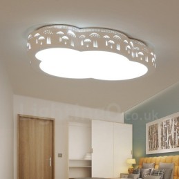 Moderne, zeitgenössische, integrierte Deckenleuchte aus Metall