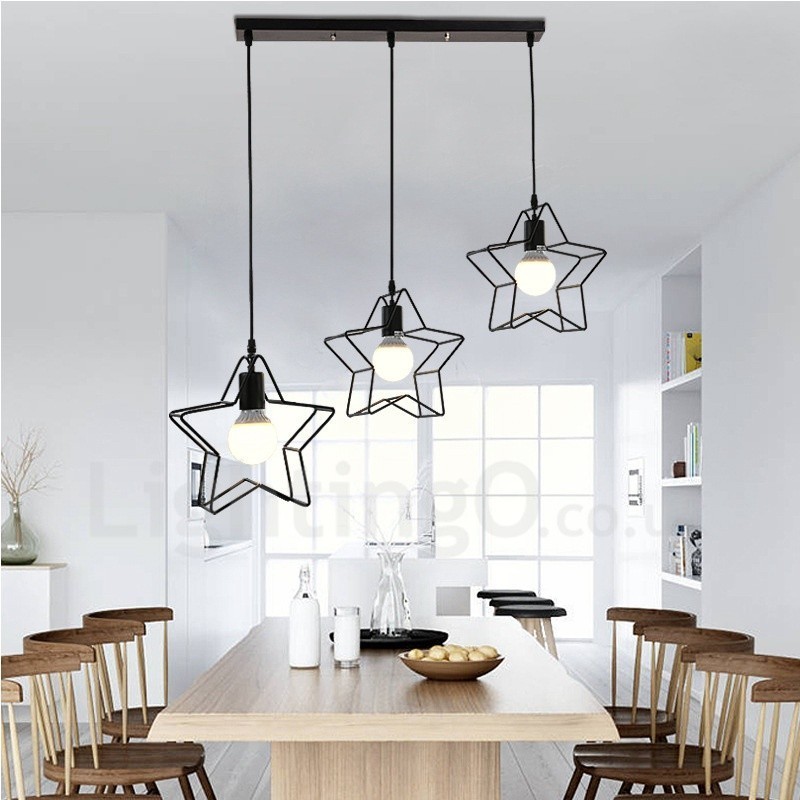 Moderne, integrierte Pendelleuchte mit 3 Lichtern