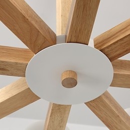 Kronleuchter mit 8 Lichtern, modern, zeitgenössisch, traditionell, klassisch, Vintage, Landhausstil, Holz-Funktion für Holz