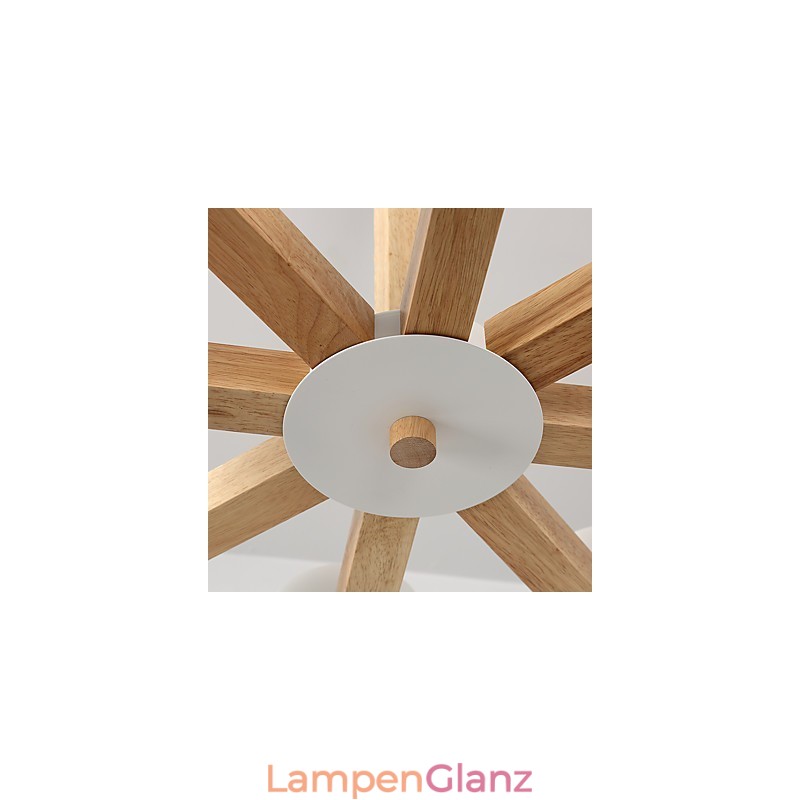 Kronleuchter mit 8 Lichtern, modern, zeitgenössisch, traditionell, klassisch, Vintage, Landhausstil, Holz-Funktion für Holz