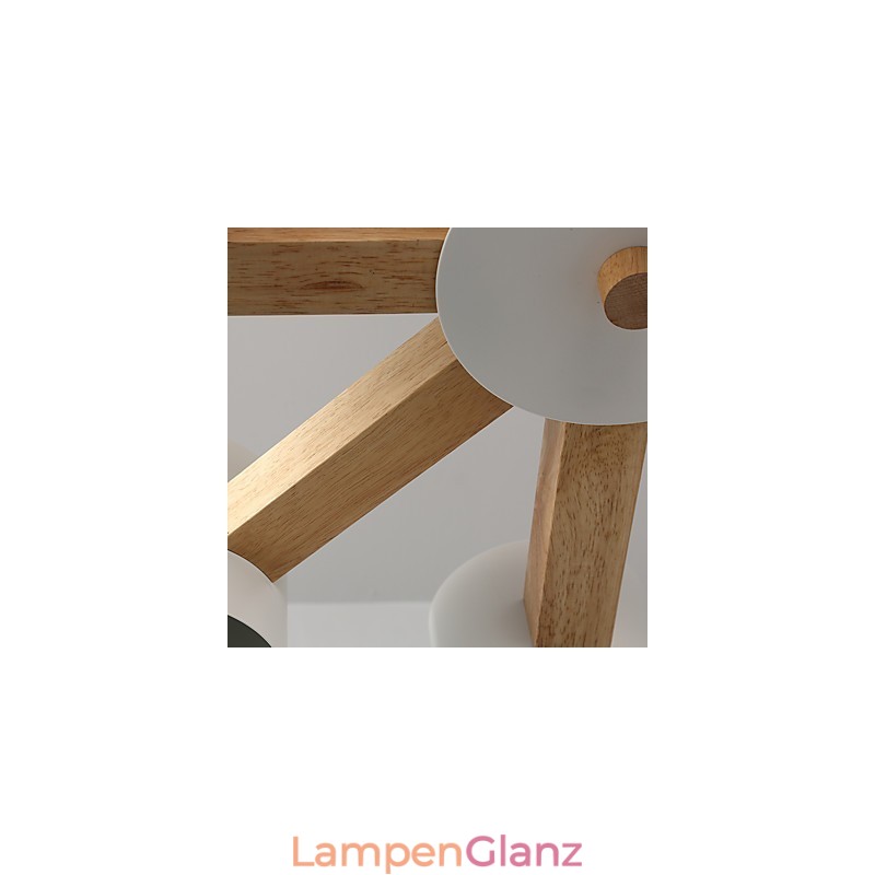 Kronleuchter mit 8 Lichtern, modern, zeitgenössisch, traditionell, klassisch, Vintage, Landhausstil, Holz-Funktion für Holz