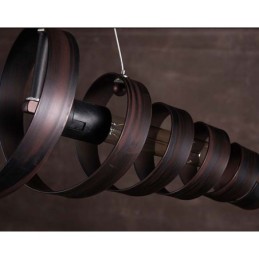 Retro Eisenlampe Moderner minimalistischer Kronleuchter im Industriestil