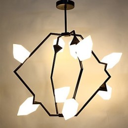 Neun Licht Post Moderne Metall mit Glas Pfirsich Kronleuchter Lampe die Kantine Schmücken Pendelleuchte