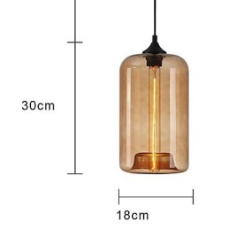 Flaschendesign Pendelleuchte 1 Licht Minimalistische Eisenmalerei