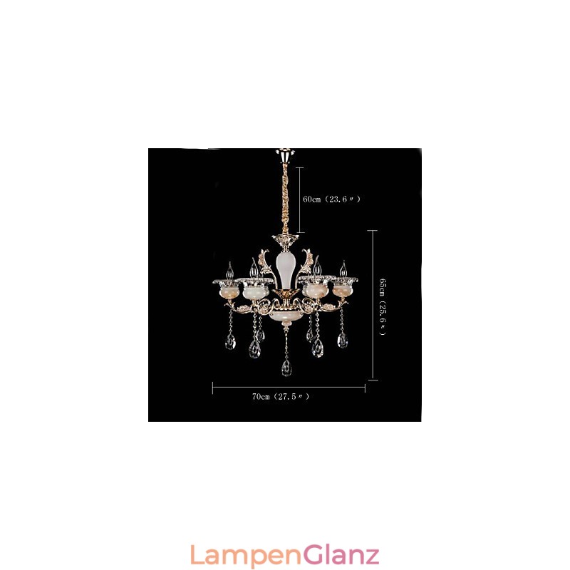 Retro-Chrom-Funktion für Designer-Pendelleuchte aus Metall