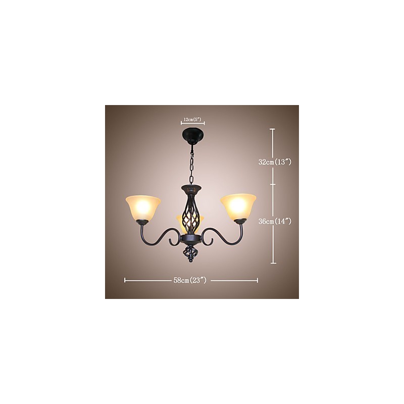 Traditionell Klassisch Rustikal Lodge Vintage Retro Country Andere Funktion für Mini-Stil Designer Metall Kronleuchter
