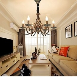 Retro Einfache Lampe Kupferfarbene Lampe Kerzenlampe