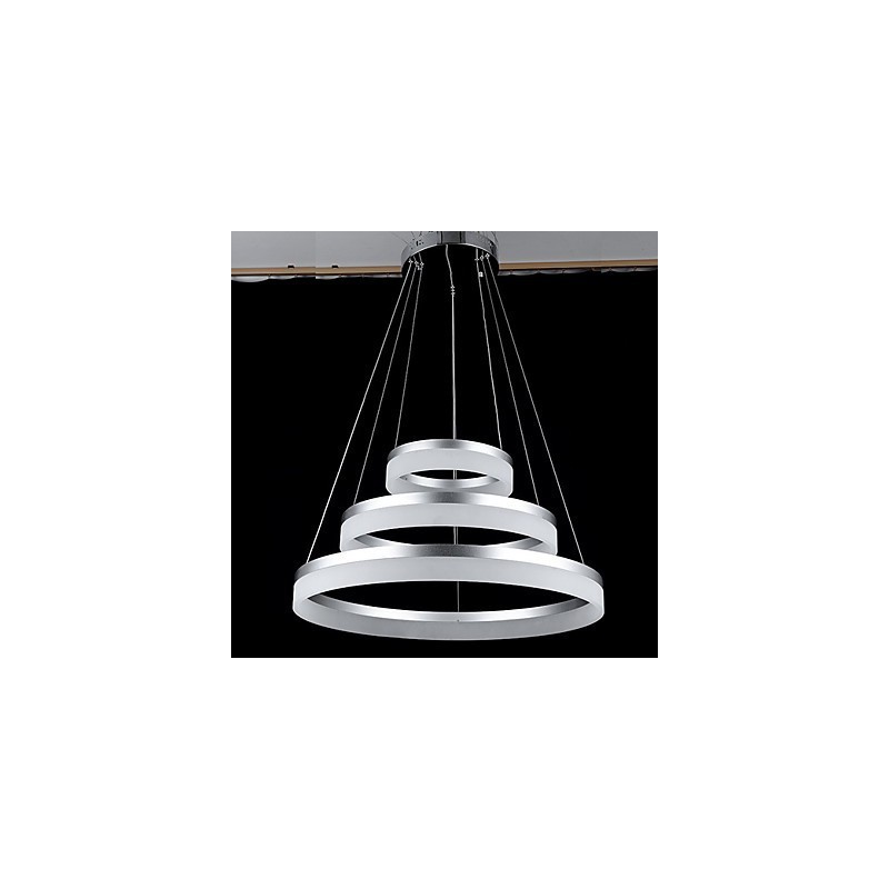 Runde Kronleuchter Lichter Beleuchtung Moderne Acryl Lampen Luxuriöse Drei Ringe Decke Leuchten