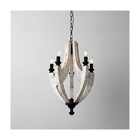 Vintage Malerei Feature Mini Stil Holz Bambus Kronleuchter Lampe die Dekorieren Pendelleuchte Vintage Malerei Feature Mini Stil Holz Bambus Kronleuchter Lampe die Dekorieren Pendelleuchte