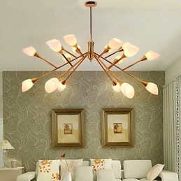 Nordic Einfache Atmosphärische Pastoralen Kronleuchter Kreative Lobby Kronleuchter Lampe