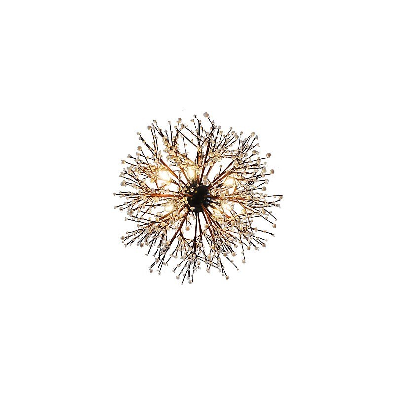 Moderner Kronleuchter Feuerwerk Vintage Schmiedeeisen mit 8 Lichtern Kronleuchter Insel Pendelleuchte Deckenleuchte