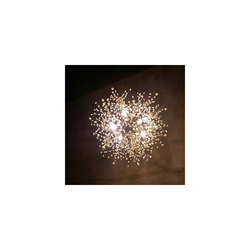Moderner Kronleuchter Feuerwerk Vintage Schmiedeeisen mit 8 Lichtern Kronleuchter Insel Pendelleuchte Deckenleuchte