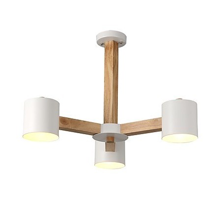Kronleuchter mit 3 Lichtern, modern, zeitgenössisch, traditionell, klassisch, Vintage, Landhausstil, Holz-Funktion für Holz Kronleuchter mit 3 Lichtern, modern, zeitgenössisch, traditionell, klassisch, Vintage, Landhausstil, Holz-Funktion für Holz