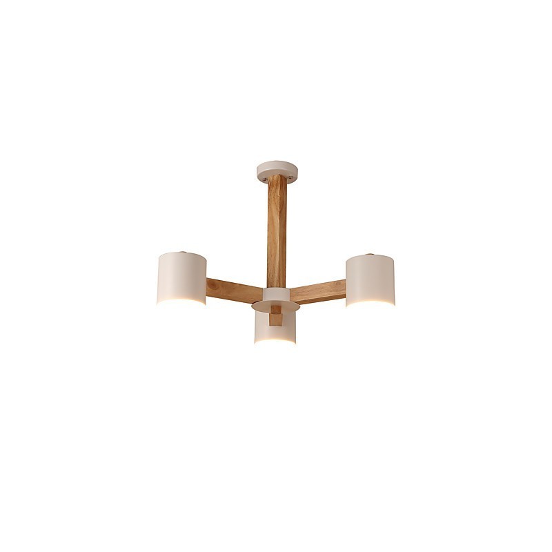 Kronleuchter mit 3 Lichtern, modern, zeitgenössisch, traditionell, klassisch, Vintage, Landhausstil, Holz-Funktion für Holz